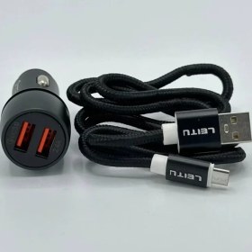 شارژر فندکی لیتو مدل LC-C8 به همراه کابل میکرو