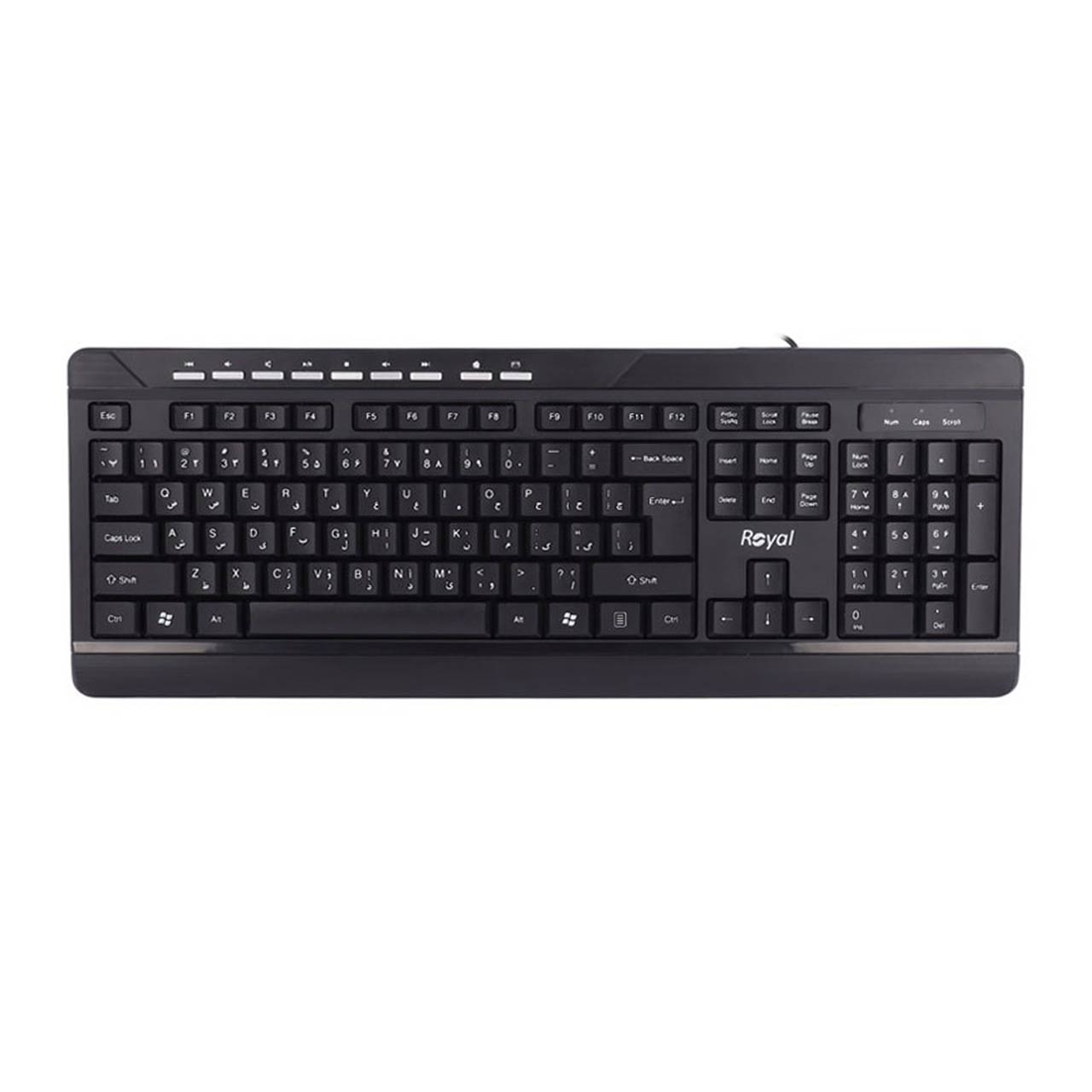 کیبورد سیم دار رویال مدل RK330