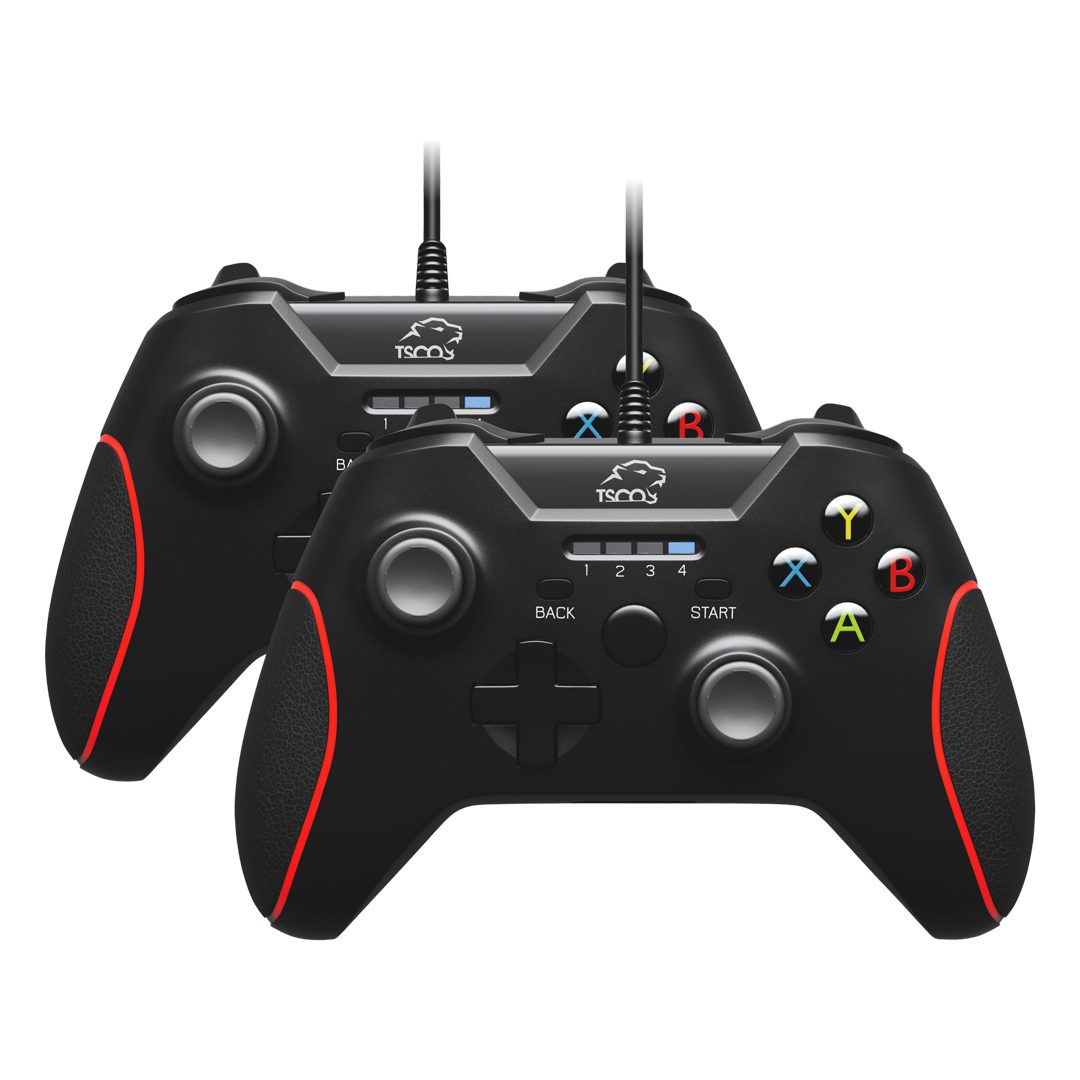 دسته بازی دوبل سیم دار تسکو مدل TG120X2